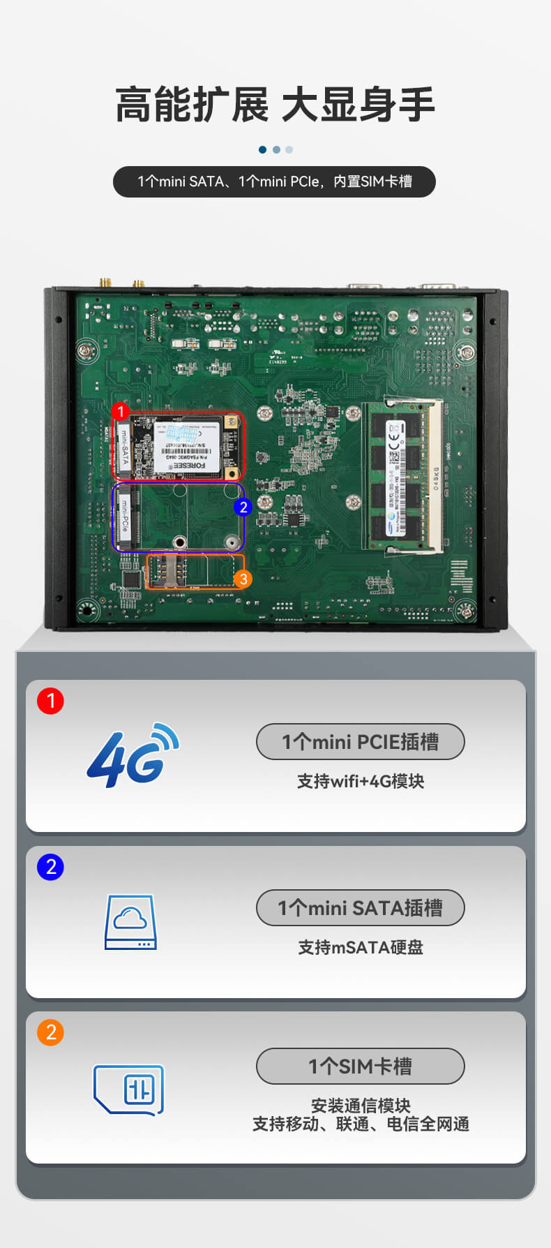 万泰平台无风扇嵌入式工控机,车队管理系统工业电脑,DTB-3002-J1900