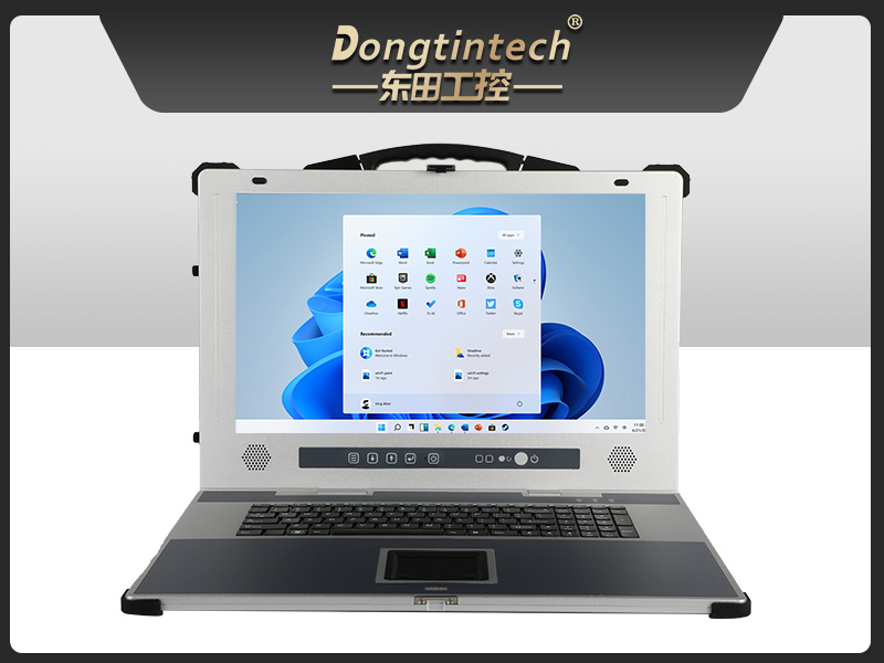 万泰平台加固便携机,17寸下翻式无人机指挥工作站,DTG-1417ZD-BQ670MA1