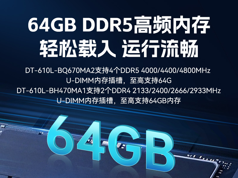 酷睿14代工控机,12USB3.0,2网口机器视觉/AGV调度控制主机,wt-610L-BQ670MA2