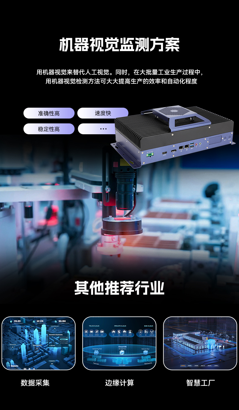 酷睿12/13代无风扇工控机,宽温-10℃~60℃,机器人控制终端,DTB-3091-H610.jpg